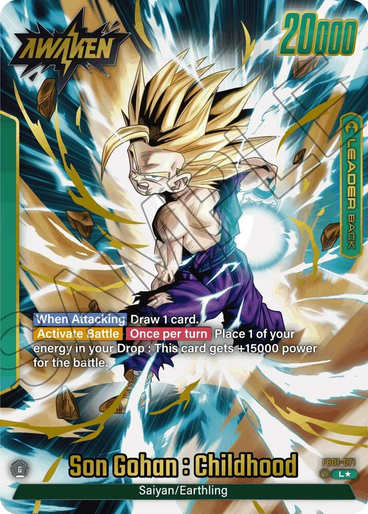 Son Gohan : Childhood - FB01-071 (Alternate Art) Holofoil