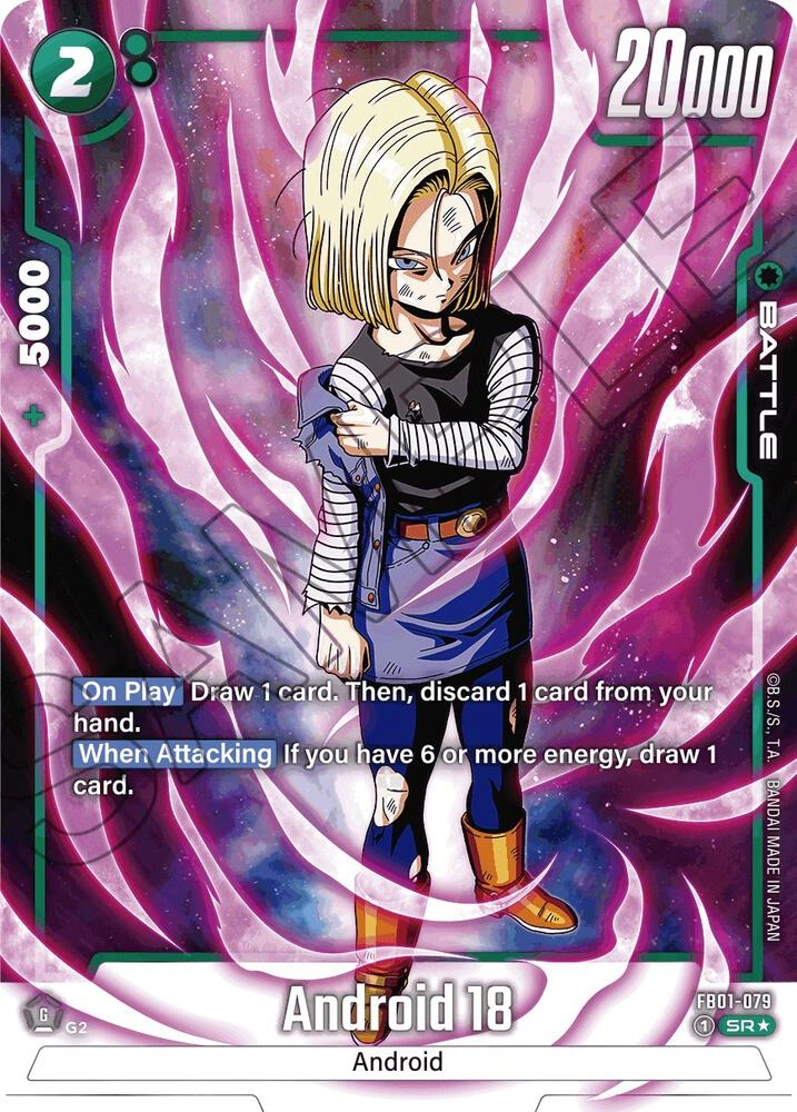 Android 18 - FB01-079 (Alternate Art) Holofoil