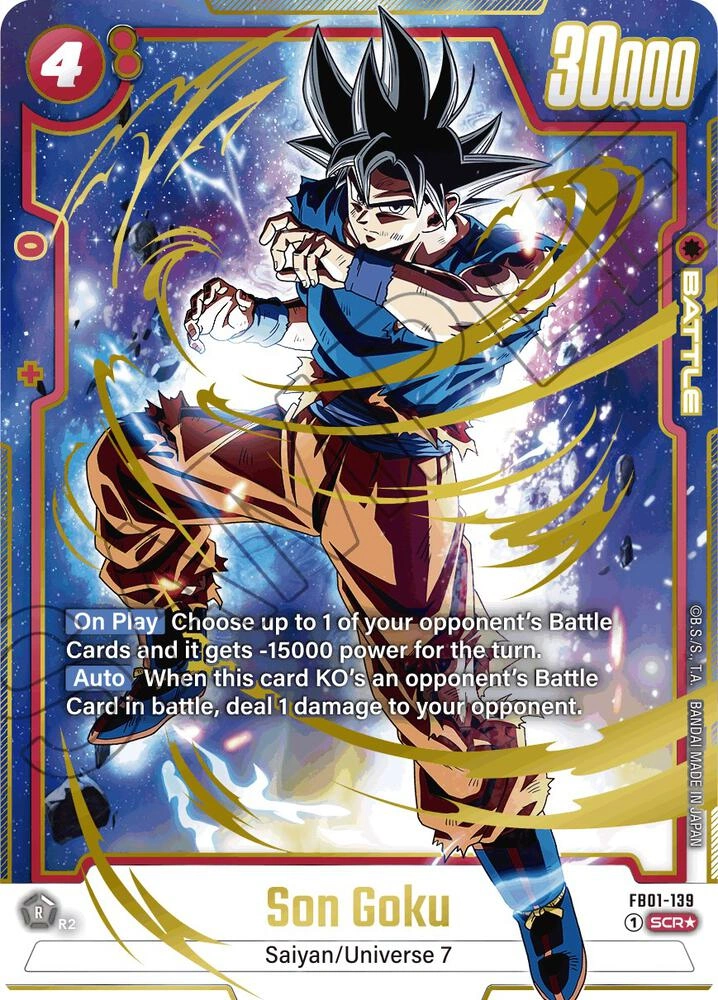 Son Goku - FB01-139 (Alternate Art) Holofoil