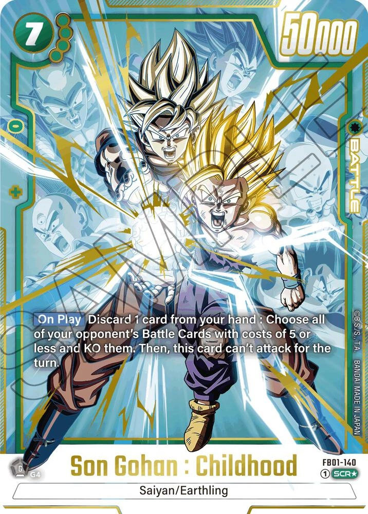 Son Gohan : Childhood - FB01-140 (Alternate Art) Holofoil