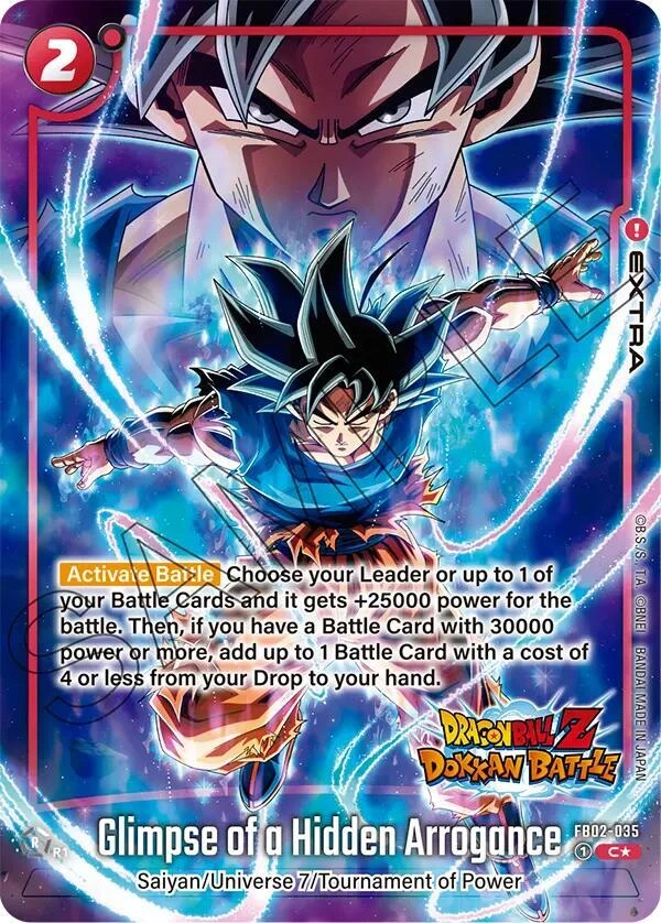 Glimpse of a Hidden Arrogance (Dragon Ball Z Dokkan Battle Alternate Art) Holofoil
