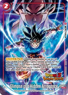 Glimpse of a Hidden Arrogance (Dragon Ball Z Dokkan Battle Alternate Art) Holofoil FB02-035