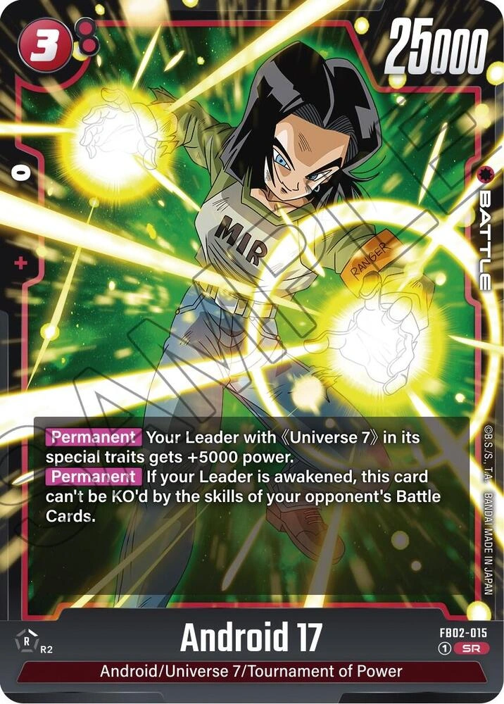 Android 17 - FB02-015 Holofoil