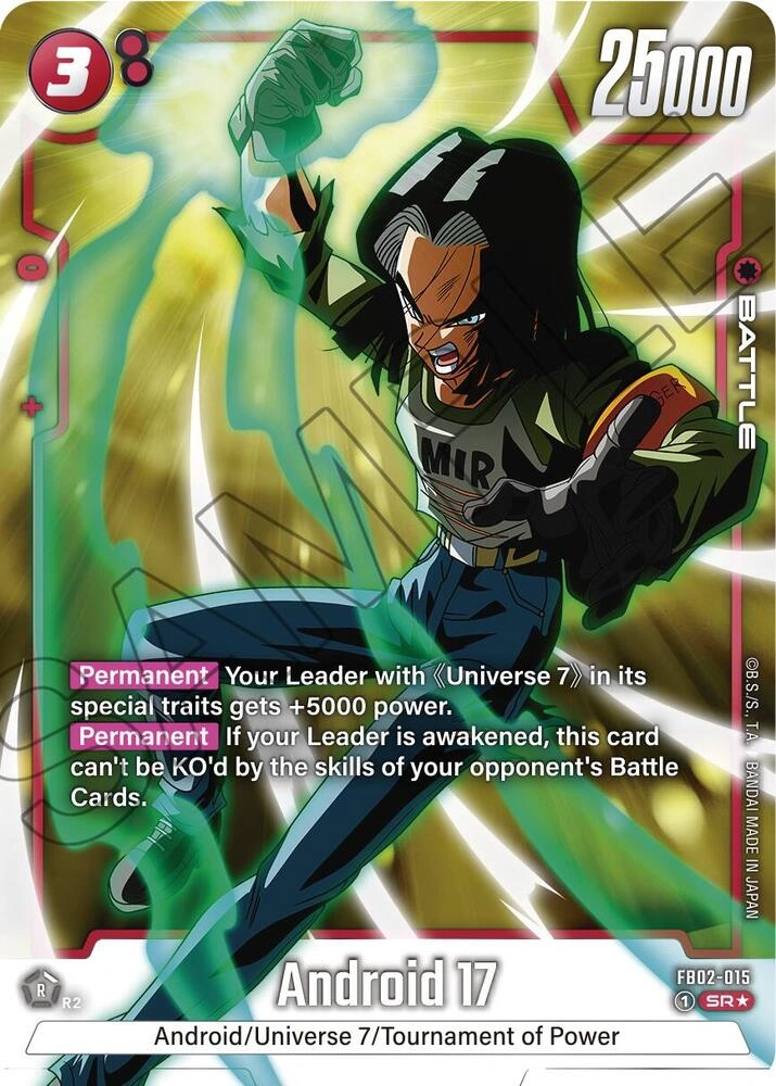 Android 17 - FB02-015 (Alternate Art) Holofoil