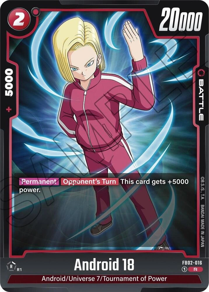 Android 18 - FB02-016 Holofoil