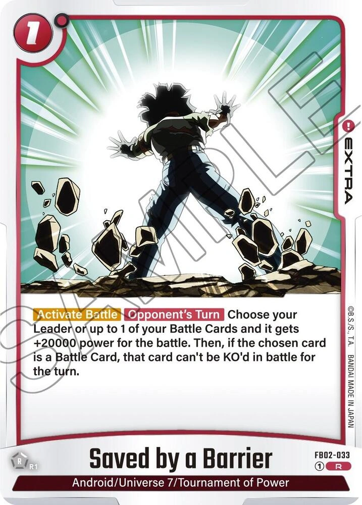 Saved by a Barrier Holofoil