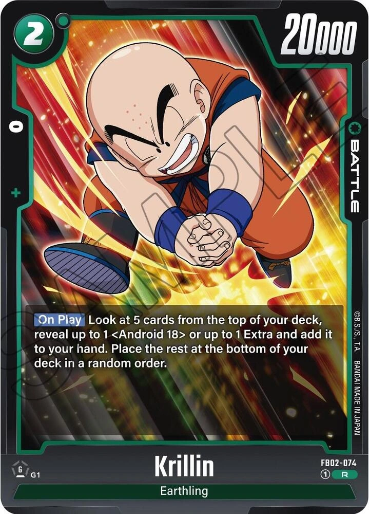 Krillin - FB02-074 Holofoil