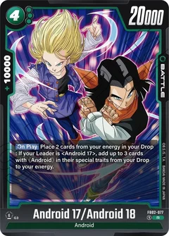 Android 17/Android 18 Holofoil FB02-077