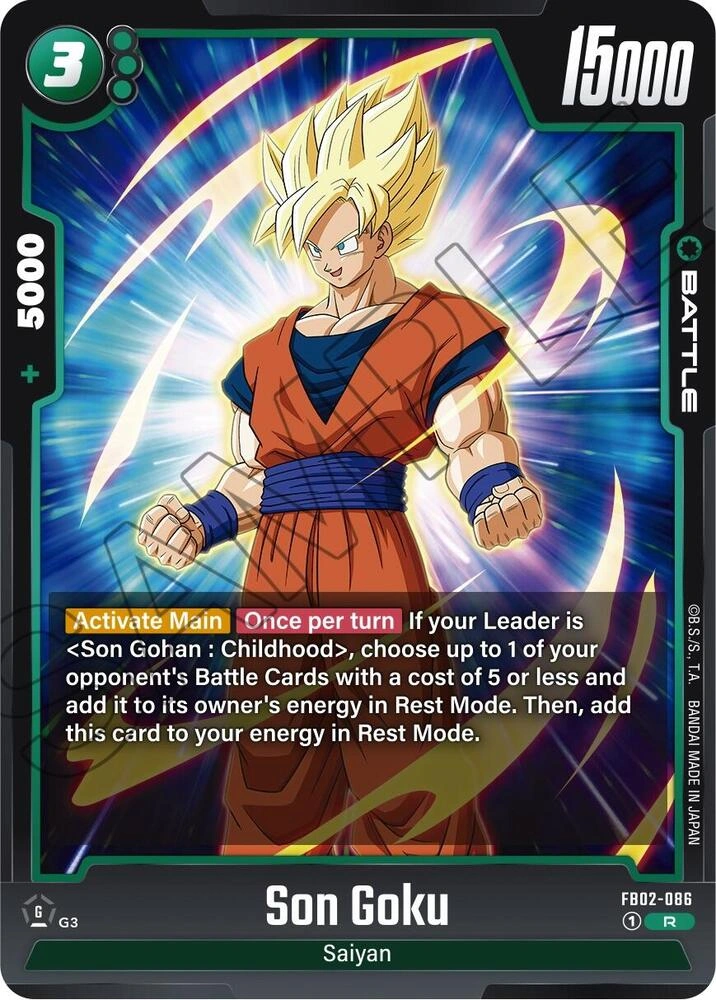 Son Goku - FB02-086 Holofoil