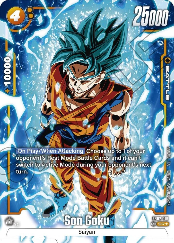 Son Goku - FB02-119 (Alternate Art) Holofoil
