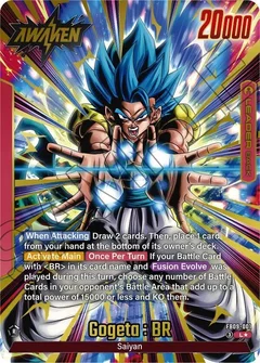 Gogeta : BR - FB09-001 (Alternate Art) Holofoil FB09-001