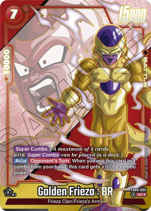 Golden Frieza : BR (Alternate Art) Holofoil