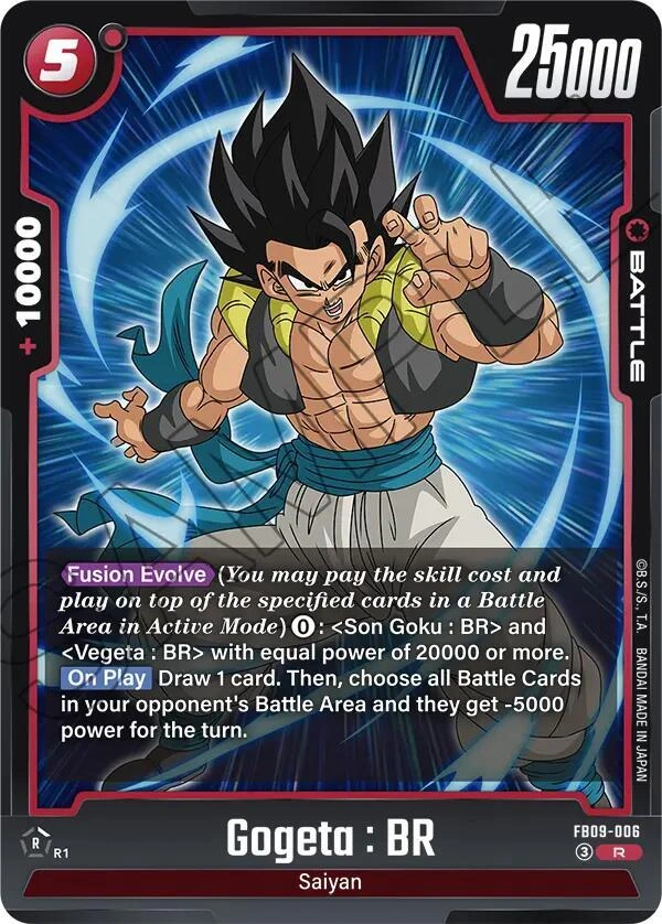 Gogeta : BR - FB09-006 Holofoil