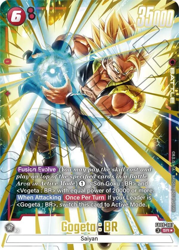 Gogeta : BR - FB09-007 (Alternate Art) Holofoil