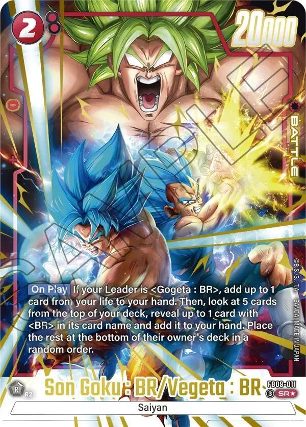 Son Goku : BR/Vegeta : BR (Alternate Art) Holofoil