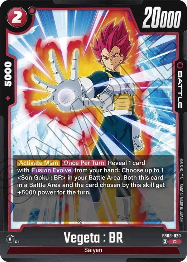 Vegeta : BR - FB09-020 Holofoil