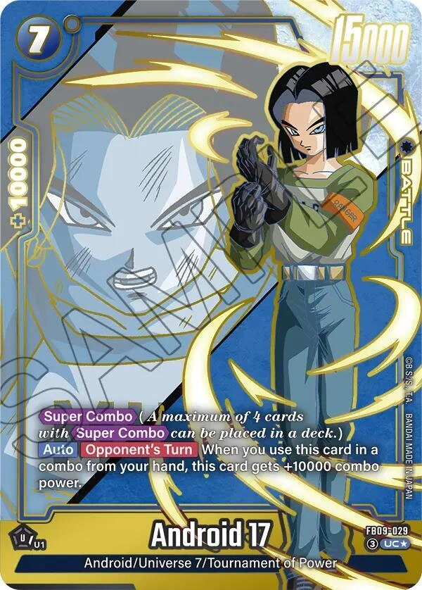 Android 17 - FB09-029 (Alternate Art) Holofoil