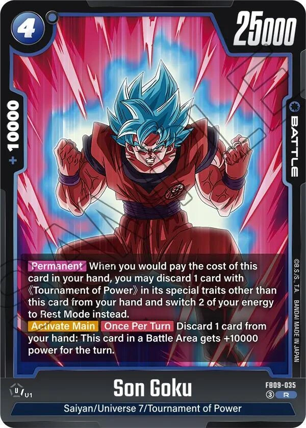 Son Goku - FB09-035 Holofoil