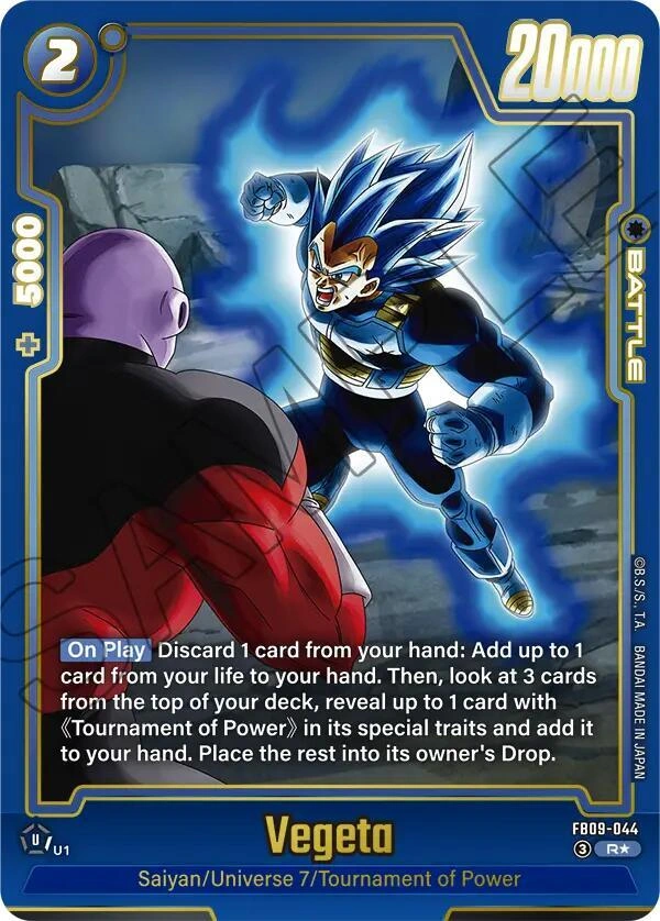 Vegeta - FB09-044 (Alternate Art) Holofoil