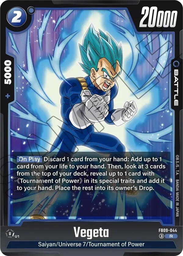 Vegeta - FB09-044 Holofoil