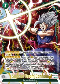 Special Beam Cannon (Alternate Art) Holofoil FB09-072