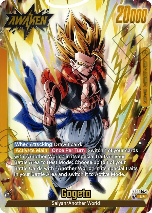 Son Goku/Vegeta // Gogeta (Alternate Art) Holofoil