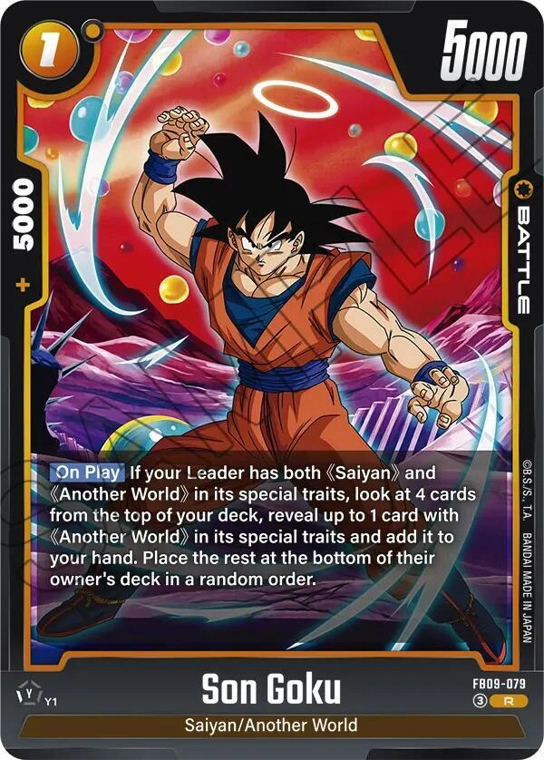 Son Goku - FB09-079 Holofoil