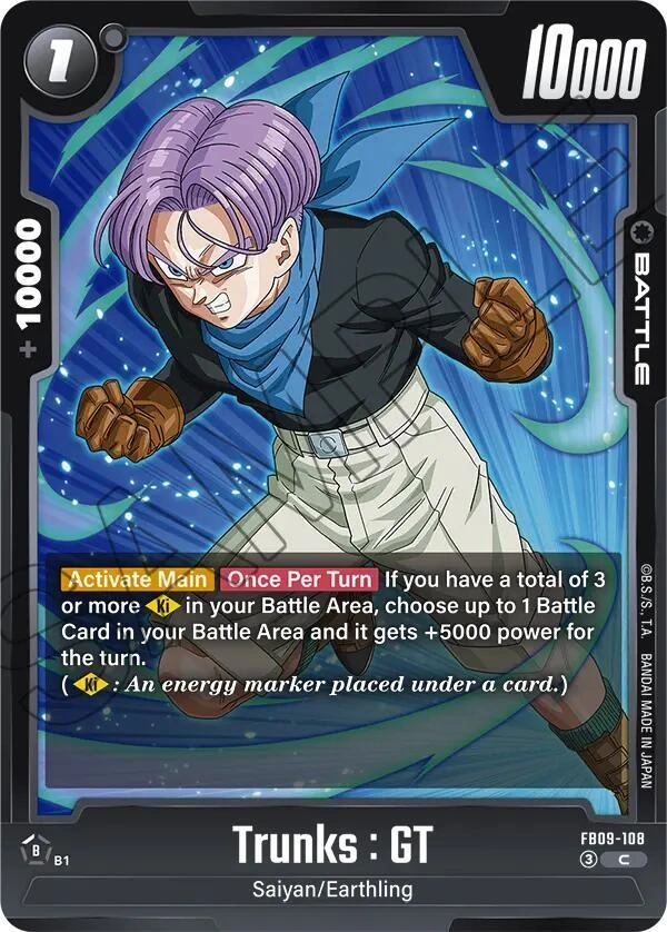 Trunks : GT - FB09-108