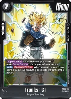 Trunks : GT - FB09-110 FB09-110