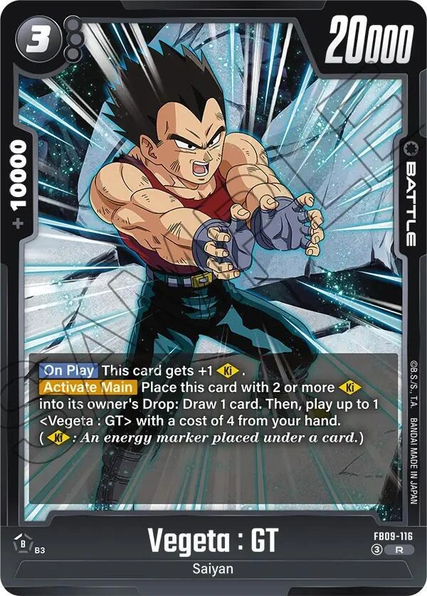 Vegeta : GT - FB09-116 Holofoil