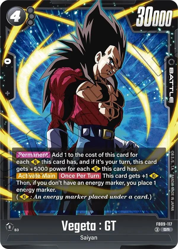 Vegeta : GT - FB09-117 Holofoil