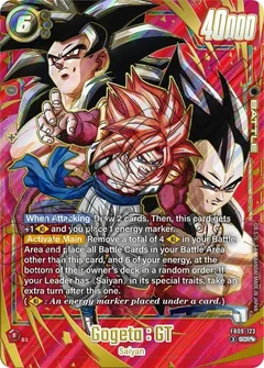 Gogeta : GT - FB09-123 (Super Alternate Art) Holofoil FB09-123