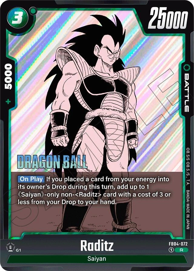 Raditz - FB04-072 Holofoil