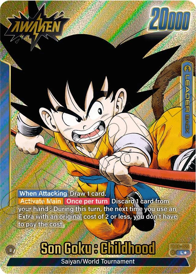 Son Goku : Childhood - FB06-025 (Gold) Holofoil