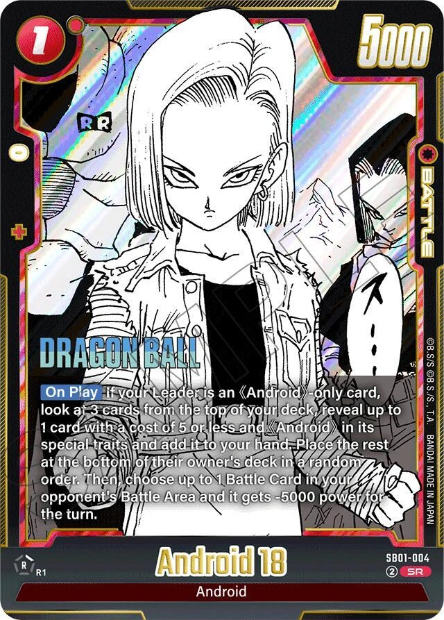 Android 18 - SB01-004 Holofoil