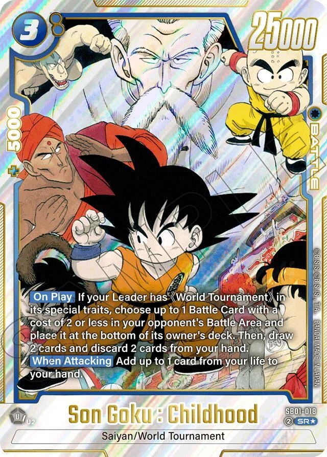 Son Goku : Childhood - SB01-018 (Alternate Art) Holofoil