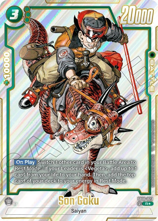Son Goku - SB01-023 (Alternate Art) Holofoil