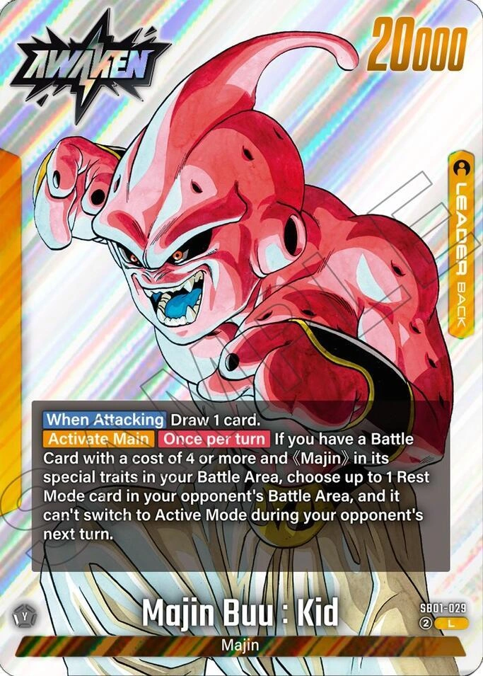 Majin Buu : Evil // Majin Buu : Kid - SB01-029 Holofoil