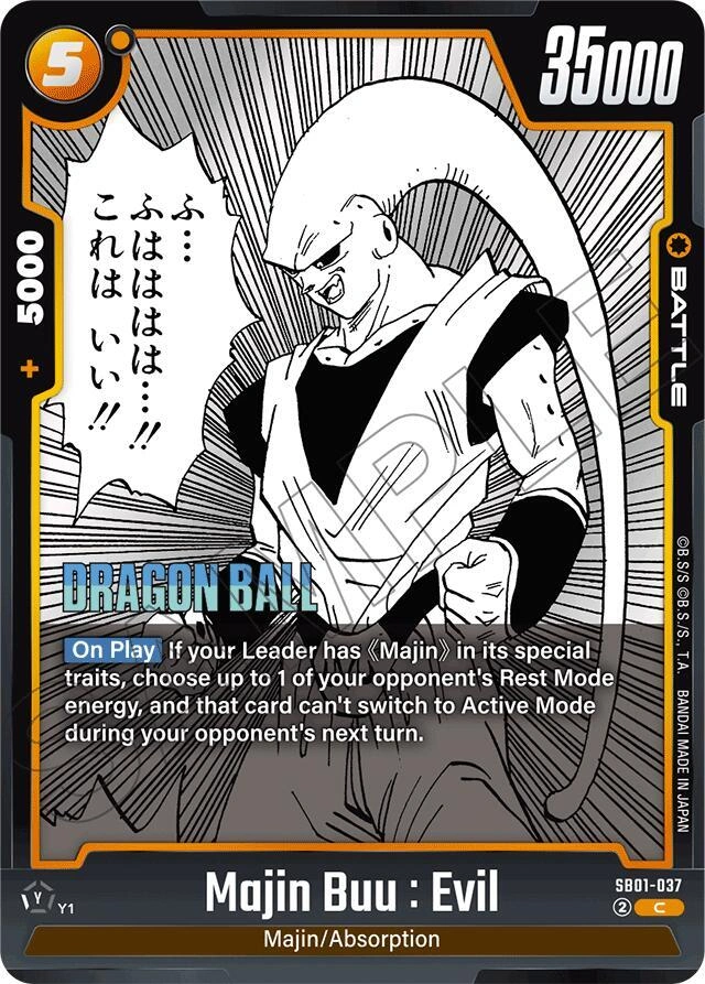 Majin Buu : Evil - SB01-037