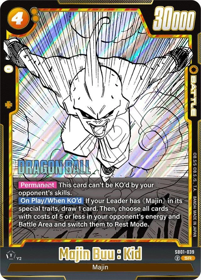 Majin Buu : Kid - SB01-039 Holofoil