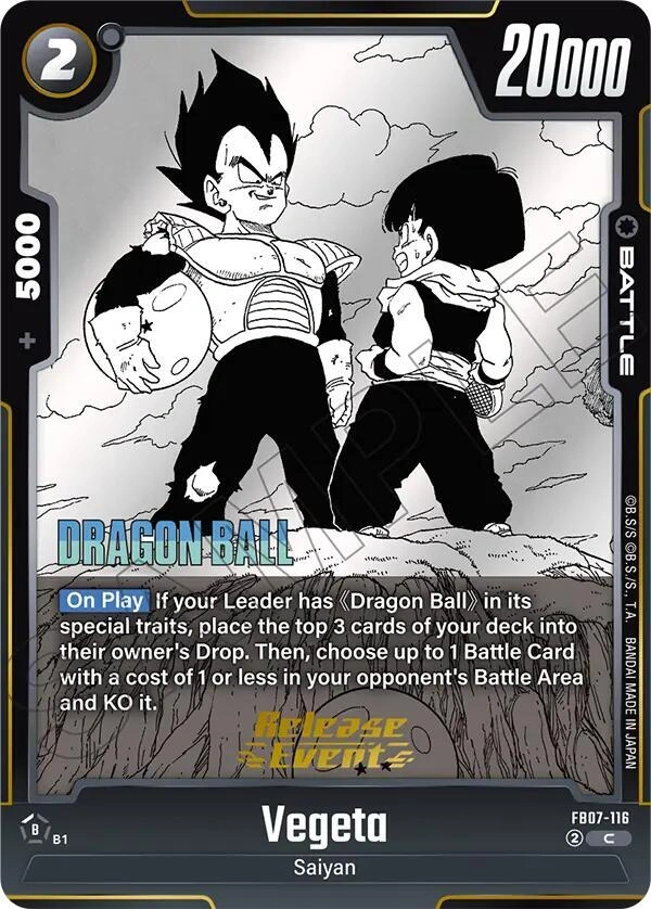 Vegeta - FB07-116 Holofoil