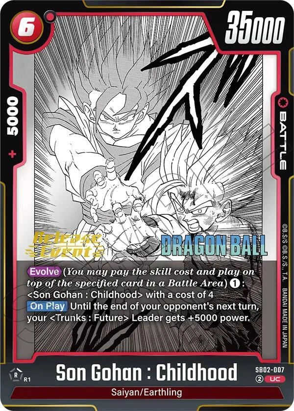 Son Gohan : Childhood - SB02-007 Holofoil