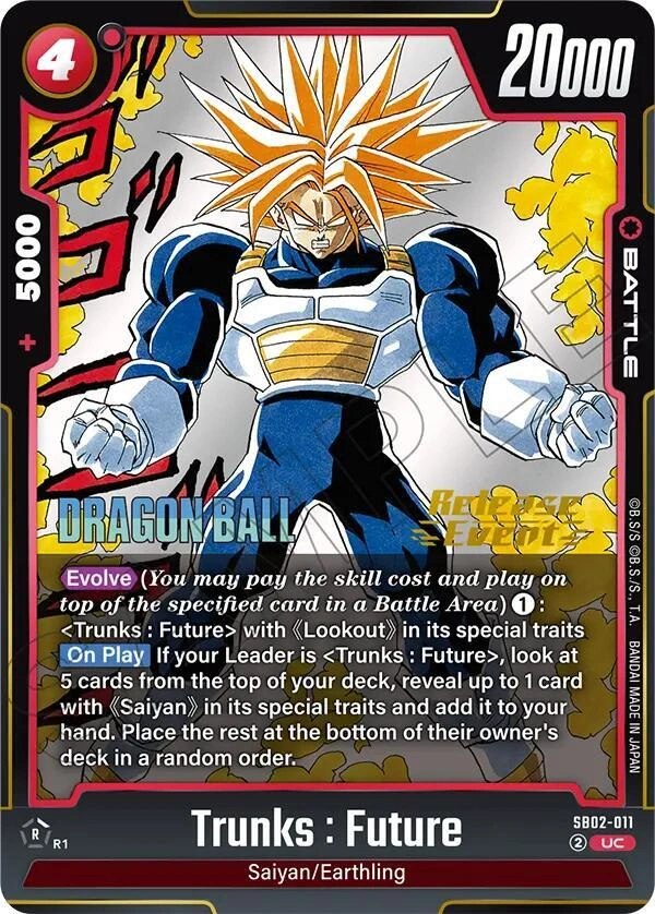 Trunks : Future - SB02-011 Holofoil