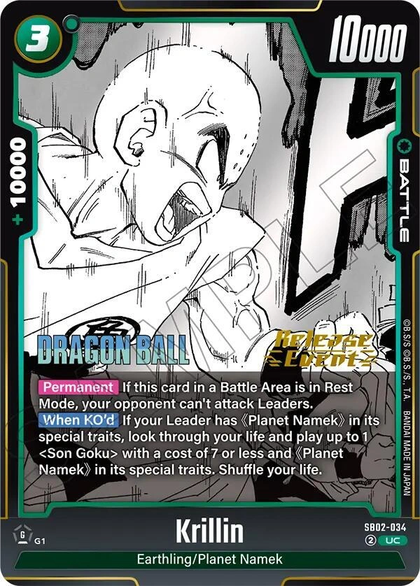 Krillin - SB02-034 Holofoil