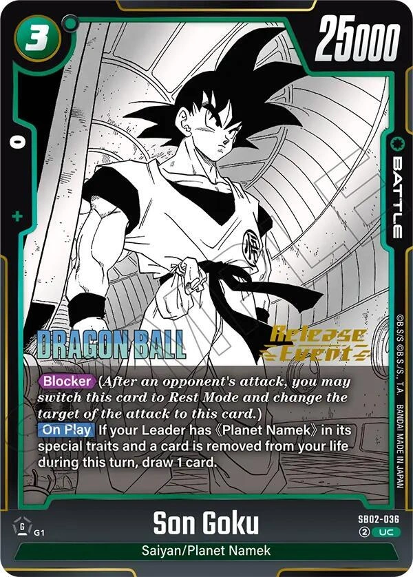Son Goku - SB02-036 Holofoil