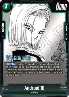 Android 18 Holofoil FB04-057