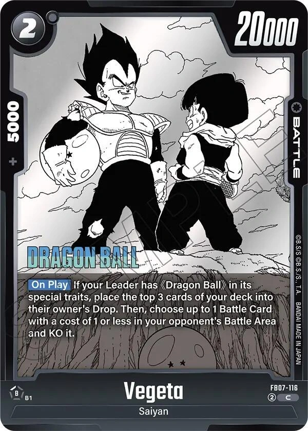 Vegeta - FB07-116 Holofoil