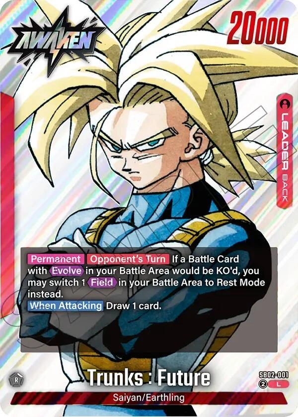 Trunks : Future - SB02-001 Holofoil