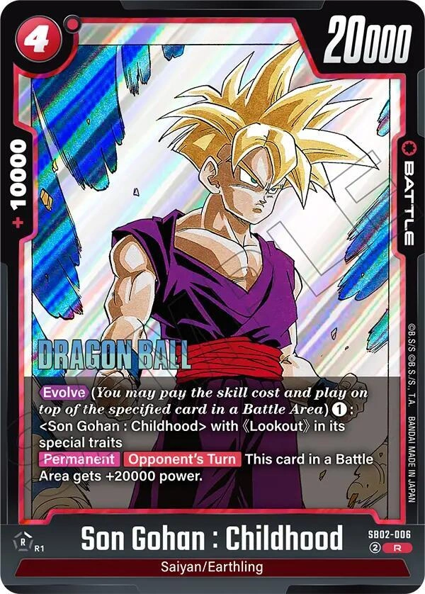 Son Gohan : Childhood - SB02-006 Holofoil
