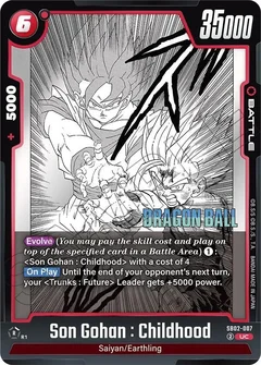 Son Gohan : Childhood - SB02-007 Holofoil SB02-007